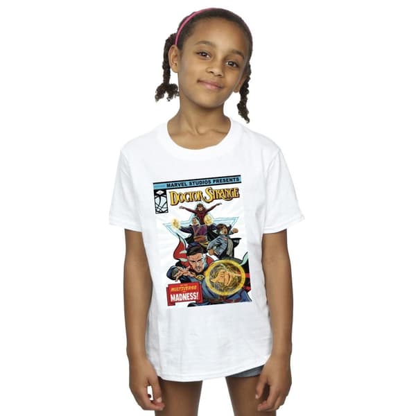 Marvel Girls Doctor Strange Comic Cover Cotton T-Shirt