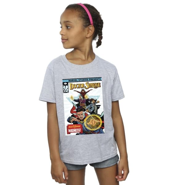 Marvel Girls Doctor Strange Comic Cover Cotton T-Shirt