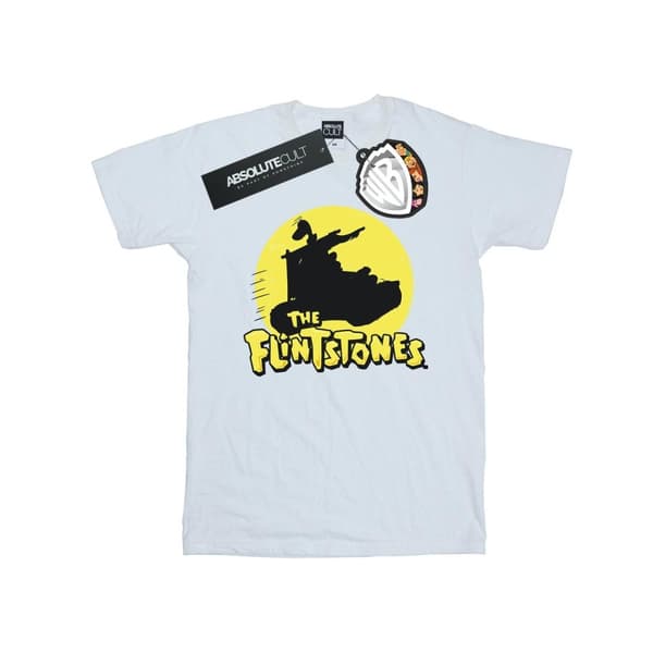 The Flintstones Girls Car Silhouette Cotton T-Shirt
