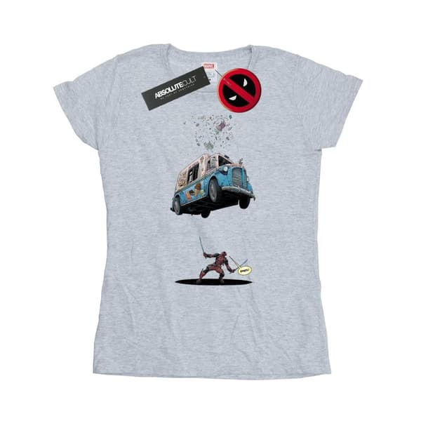 Marvel Womens/Ladies Deadpool Ice Cream Cotton T-Shirt