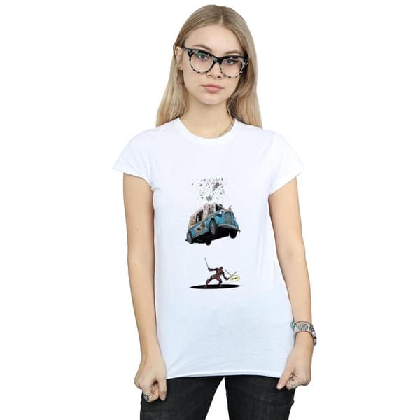 Marvel Womens/Ladies Deadpool Ice Cream Cotton T-Shirt