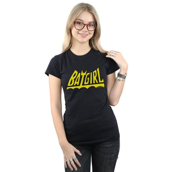DC Comics Dam/Tjej - Batgirl - Bomulls-T-shirt med logotyp