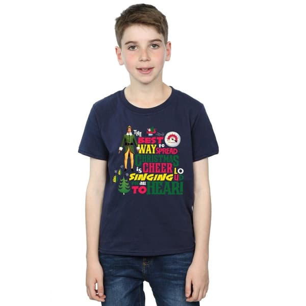 Elf Christmas Cheer T-shirt för pojkar