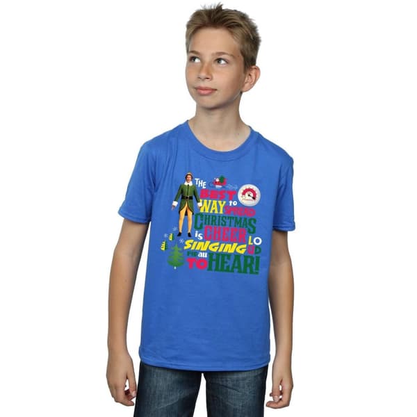 Elf Christmas Cheer T-shirt för pojkar