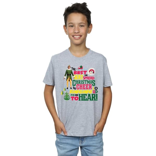 Elf Christmas Cheer T-shirt för pojkar