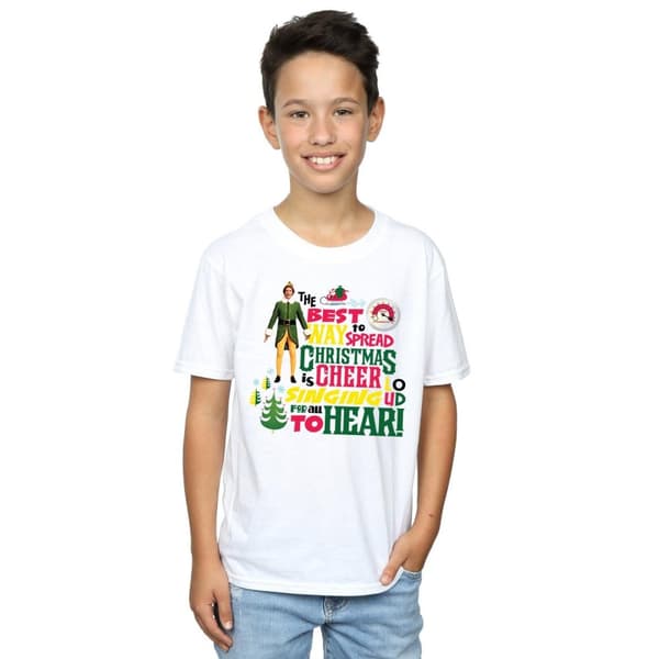 Elf Christmas Cheer T-shirt för pojkar