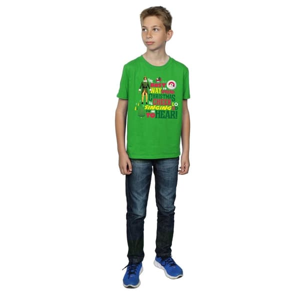 Elf Christmas Cheer T-shirt för pojkar