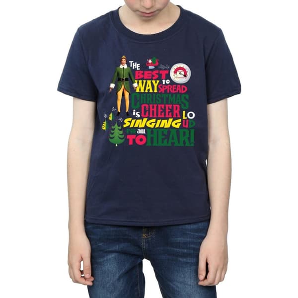 Elf Christmas Cheer T-shirt för pojkar
