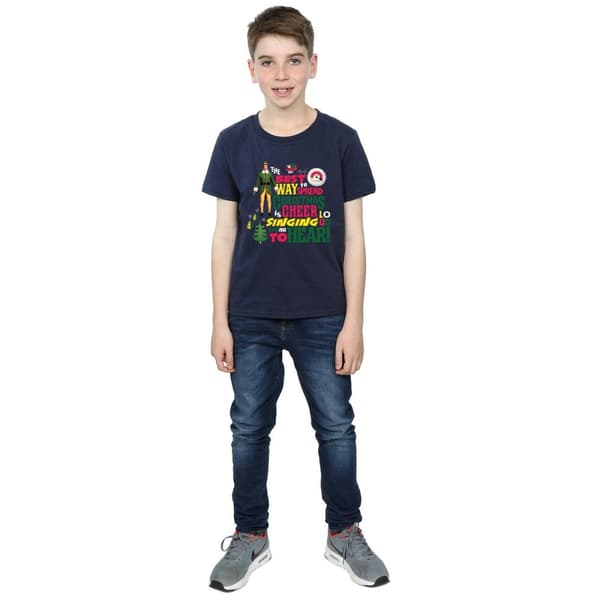 Elf Christmas Cheer T-shirt för pojkar