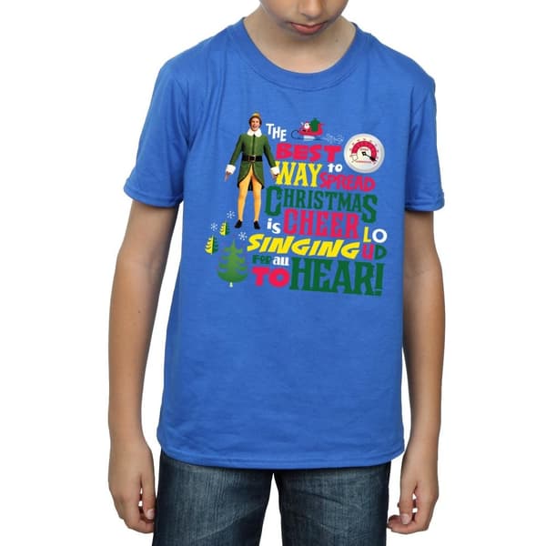 Elf Christmas Cheer T-shirt för pojkar