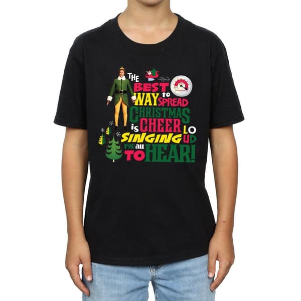 Elf Christmas Cheer T-shirt för pojkar