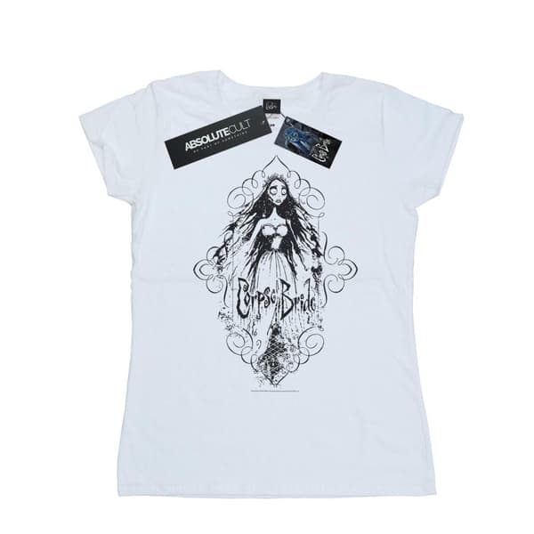 Corpse Bride Womens/Ladies Sketched Bride Cotton T-Shirt