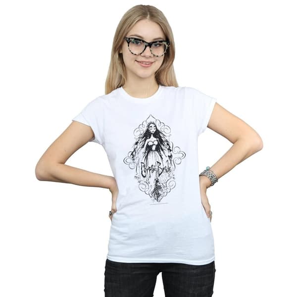 Corpse Bride Womens/Ladies Sketched Bride Cotton T-Shirt