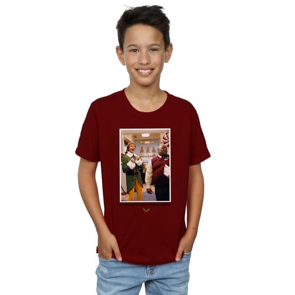 Elf Boys OMG Santa Photo T-Shirt