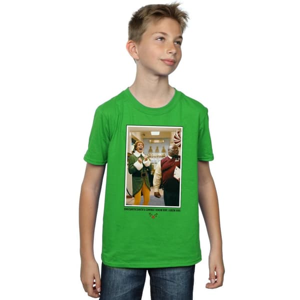 Elf Boys OMG Santa Photo T-Shirt
