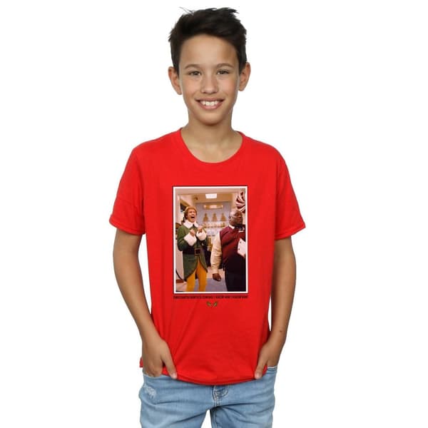 Elf Boys OMG Santa Photo T-Shirt