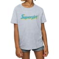 Miniatyrbillede 3 af 5: DC Comics Girls Supergirl Crackle Logo Cotton T-Shirt