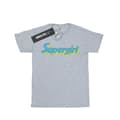 Miniatyrbillede 1 af 5: DC Comics Girls Supergirl Crackle Logo Cotton T-Shirt