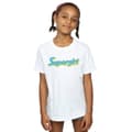 Miniatyrbillede 2 af 5: DC Comics Girls Supergirl Crackle Logo Cotton T-Shirt