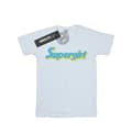 Miniatyrbillede 1 af 5: DC Comics Girls Supergirl Crackle Logo Cotton T-Shirt