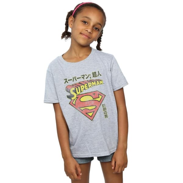 DC Comics Superman Shield bomulls-T-shirt för flickor