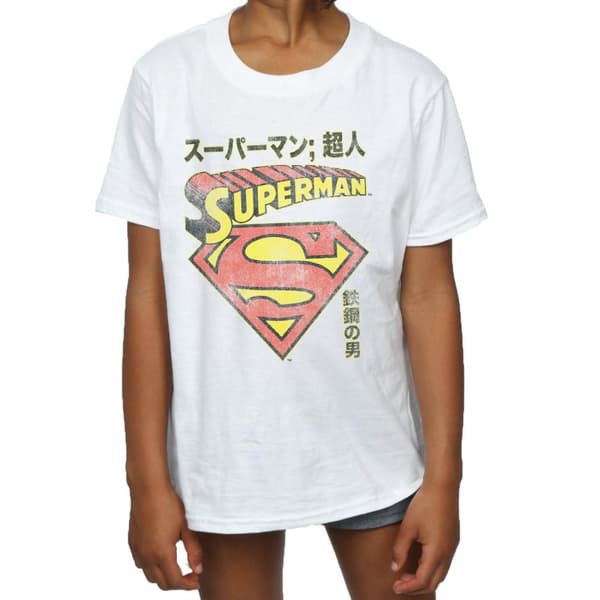 DC Comics Superman Shield bomulls-T-shirt för flickor