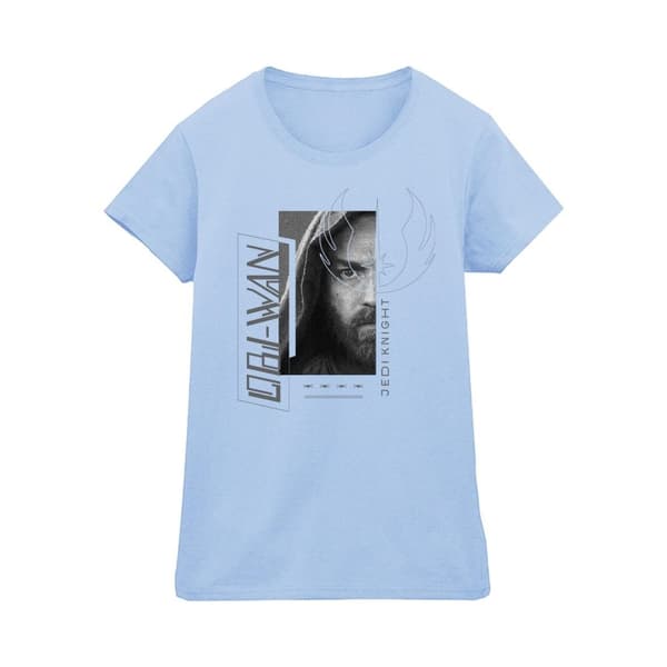 Star Wars Womens/Ladies Obi-Wan Kenobi Jedi SciFi Collage Cotton T-Shirt