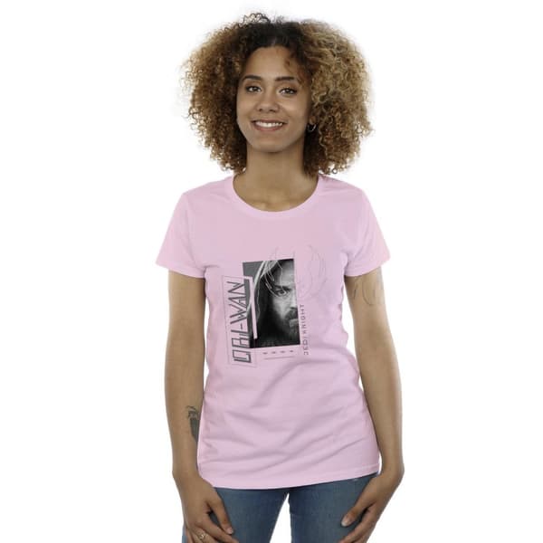 Star Wars Womens/Ladies Obi-Wan Kenobi Jedi SciFi Collage Cotton T-Shirt