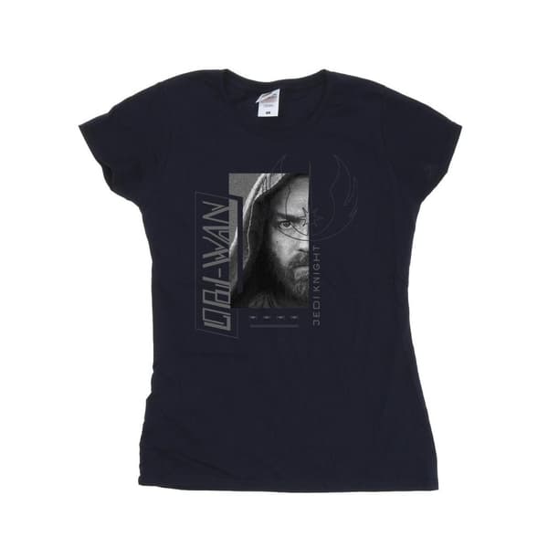 Star Wars Womens/Ladies Obi-Wan Kenobi Jedi SciFi Collage Cotton T-Shirt