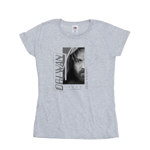 Star Wars Womens/Ladies Obi-Wan Kenobi Jedi SciFi Collage Cotton T-Shirt