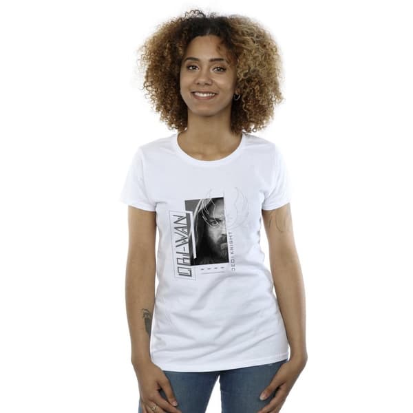 Star Wars Womens/Ladies Obi-Wan Kenobi Jedi SciFi Collage Cotton T-Shirt
