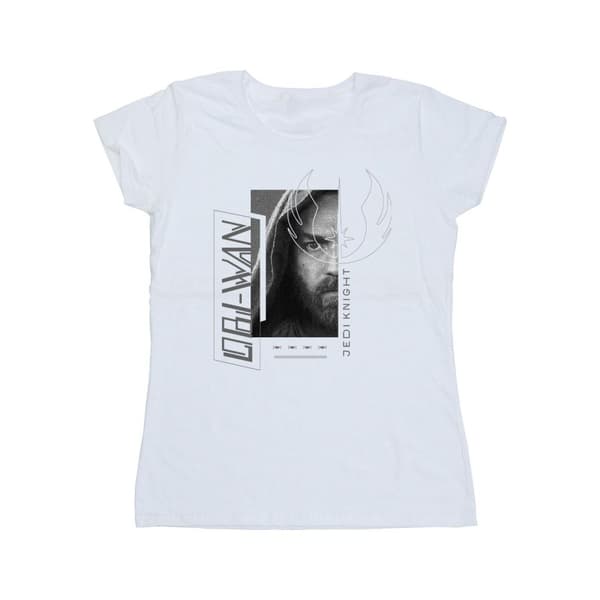 Star Wars Womens/Ladies Obi-Wan Kenobi Jedi SciFi Collage Cotton T-Shirt