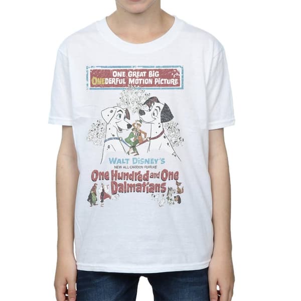 Disney 101 Dalmatiner Retro Poster T-shirt för pojkar