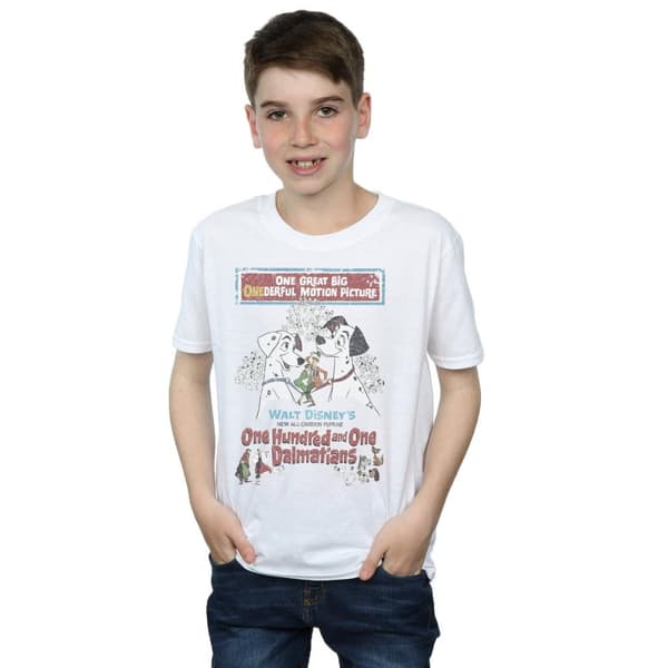 Disney 101 Dalmatiner Retro Poster T-shirt för pojkar