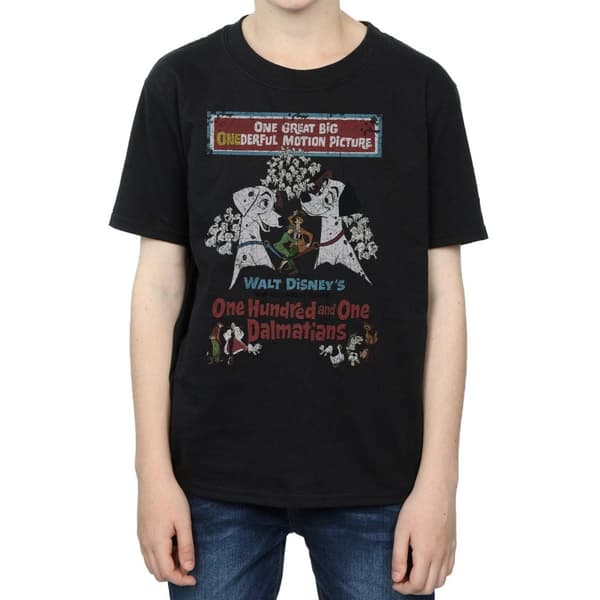 Disney 101 Dalmatiner Retro Poster T-shirt för pojkar