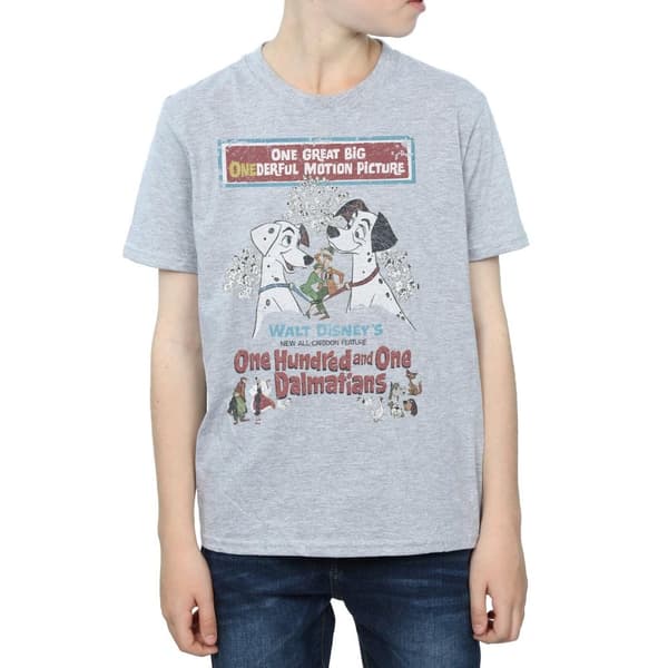 Disney 101 Dalmatiner Retro Poster T-shirt för pojkar