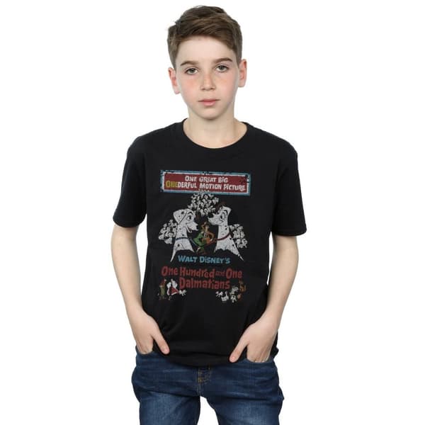 Disney 101 Dalmatiner Retro Poster T-shirt för pojkar