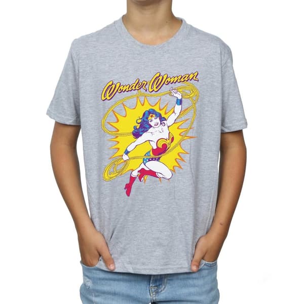 DC Comics Pojkar - Wonder Woman Leap T-shirt