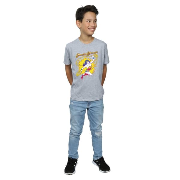 DC Comics Pojkar - Wonder Woman Leap T-shirt