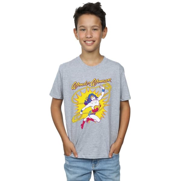 DC Comics Pojkar - Wonder Woman Leap T-shirt