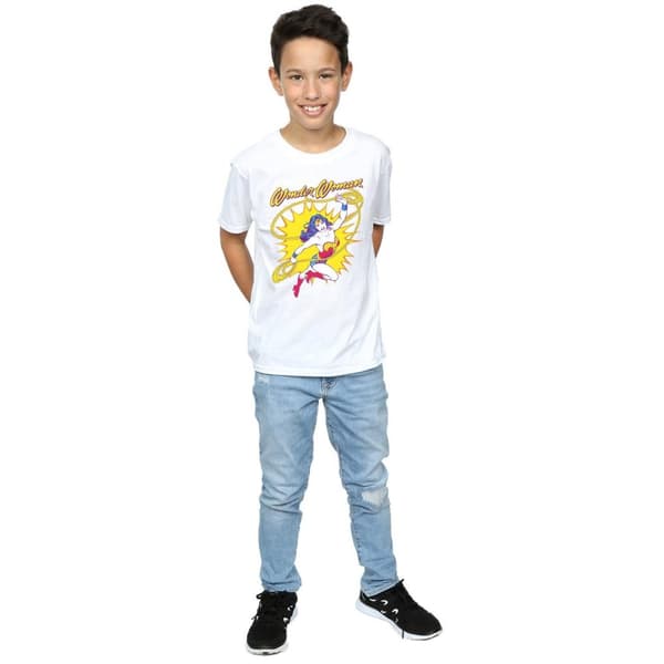 DC Comics Pojkar - Wonder Woman Leap T-shirt
