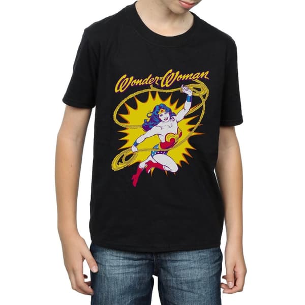 DC Comics Pojkar - Wonder Woman Leap T-shirt