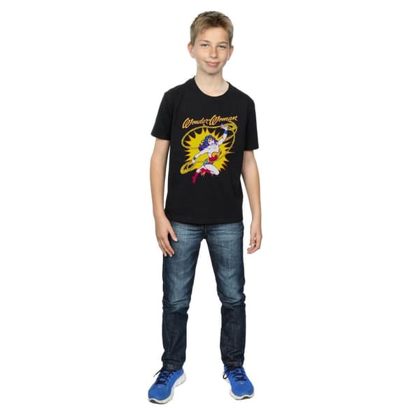 DC Comics Pojkar - Wonder Woman Leap T-shirt