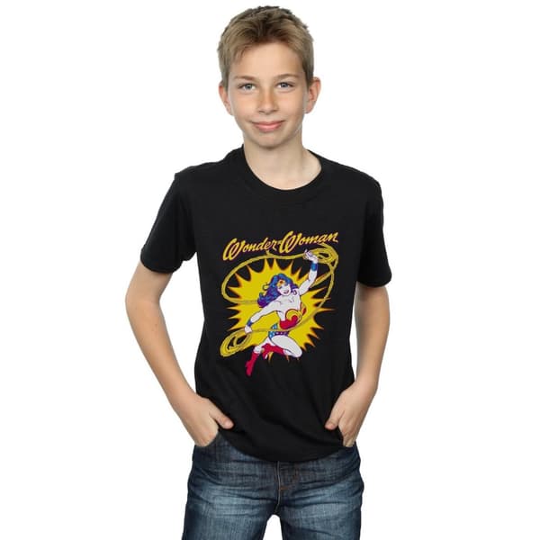 DC Comics Pojkar - Wonder Woman Leap T-shirt