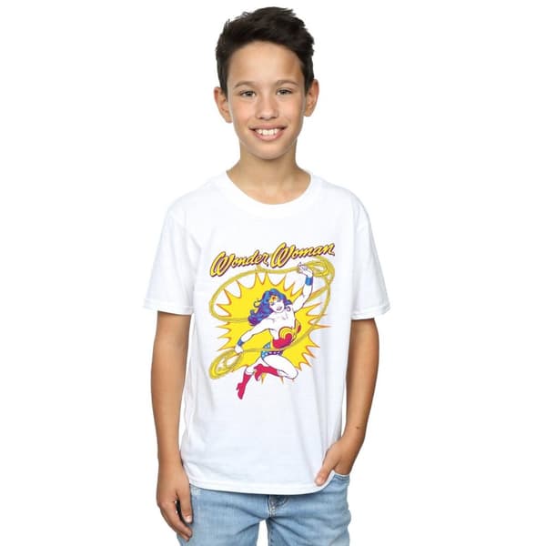 DC Comics Pojkar - Wonder Woman Leap T-shirt