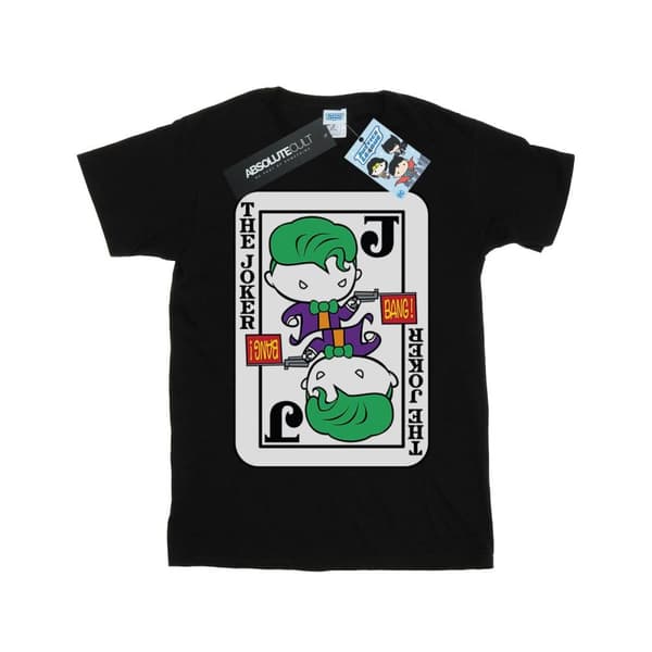DC Comics Pojkar - Chibi Joker - T-shirt med spelkort