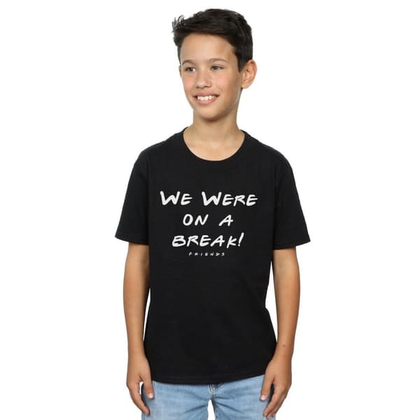 Friends Boys We Were On A Break Text T-Shirt