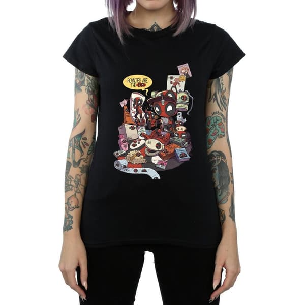 Marvel Womens/Ladies Deadpool Merchandise Royalties Cotton T-Shirt