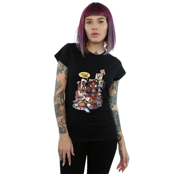 Marvel Womens/Ladies Deadpool Merchandise Royalties Cotton T-Shirt