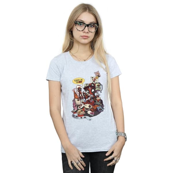 Marvel Womens/Ladies Deadpool Merchandise Royalties Cotton T-Shirt